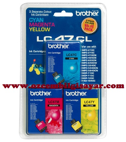 Brother LC47C/M/Y (Valuepack)