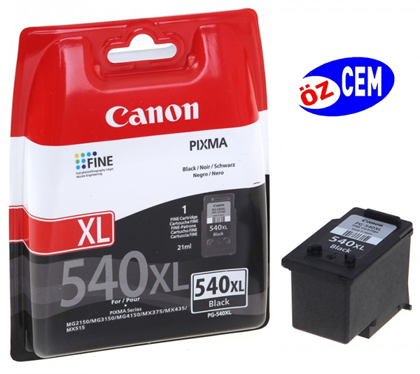 Canon PG-540XL (MG2150-MG2250-MG3150-MG3200-MG3250-MG3550-MG4150-MG4250-MX375-MX395-MX435) (Black)
