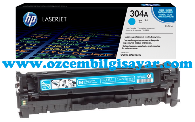 HP CC531A (304A/CP2020-CP2025-CM2320) (Cyan)