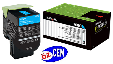 Lexmark 70C80C0 (708C CS310/CS410/CS510) (Cyan)
