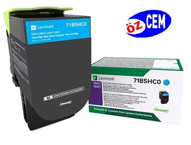 Lexmark 71B5HC0 (CS417-CS517-CX417-CX517) (Cyan)