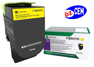 Lexmark 71B5HY0 (CS417-CS517-CX417-CX517) (Yellow)
