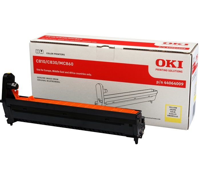 Oki C801/C810/C821/C830/MC851/MC860/MC861 (p/n 44064009) (Yellow Drum)