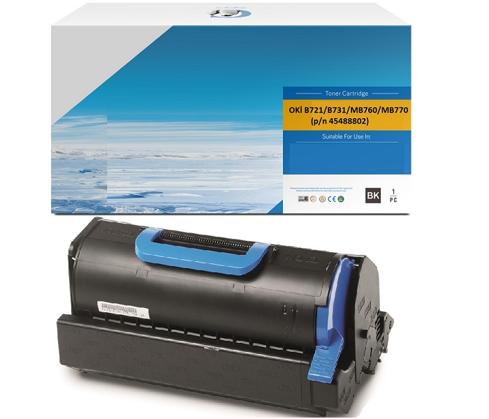 Oki B721/B731/MB760/MB770 (p/n 45488802)-(Black) 