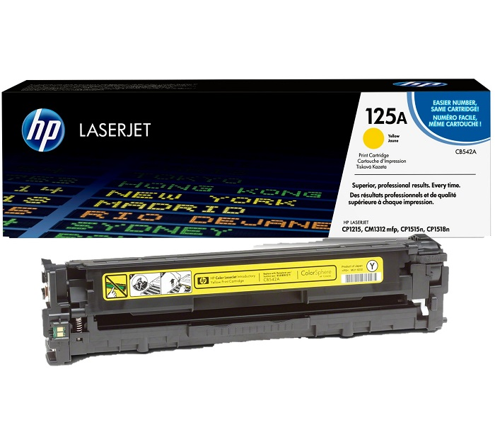 HP CB542A-125A (Yellow)