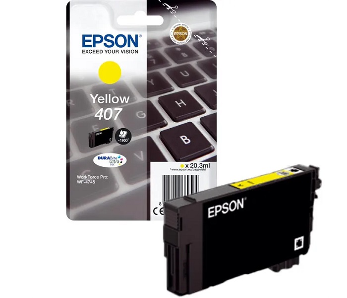 EPSON 407Y/WorkForce Pro WF-4745 (C13T07U440) (Yellow)