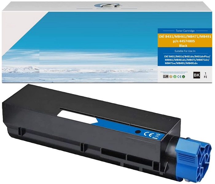 OKİ B431/MB461/MB471/MB491 (p/n 44574805)-(Black) 