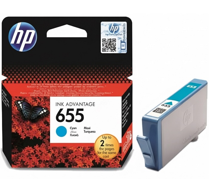 HP 655-CZ110AE (HP Deskjet 3520-3525-4610-4615-4625-5520-5525-6520-6525) (Cyan)