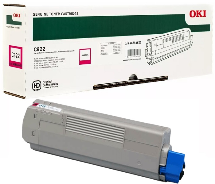 OKİ C822 (p/n 44844626/p/n 44844614) (Magenta)