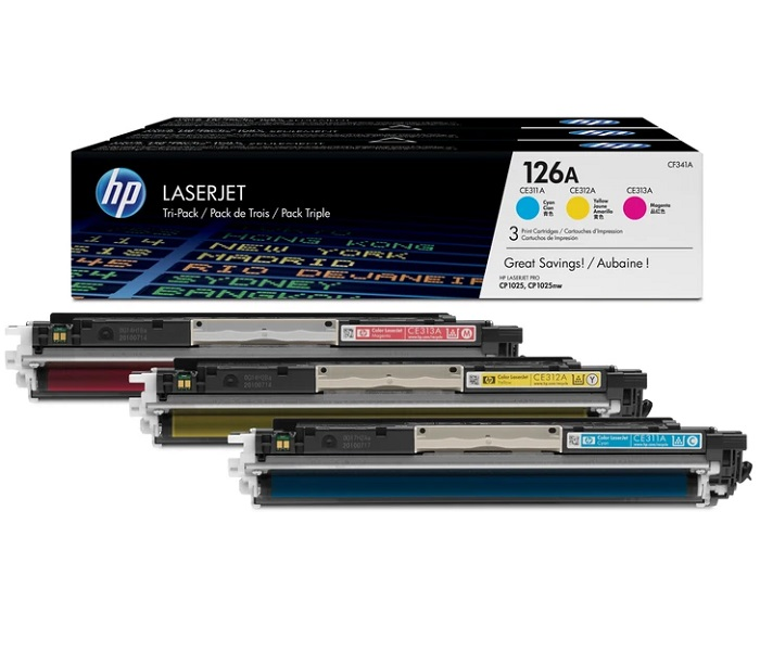 HP CF341A (126A-CE311A/CE312A/CE313A) (C/M/Y)
