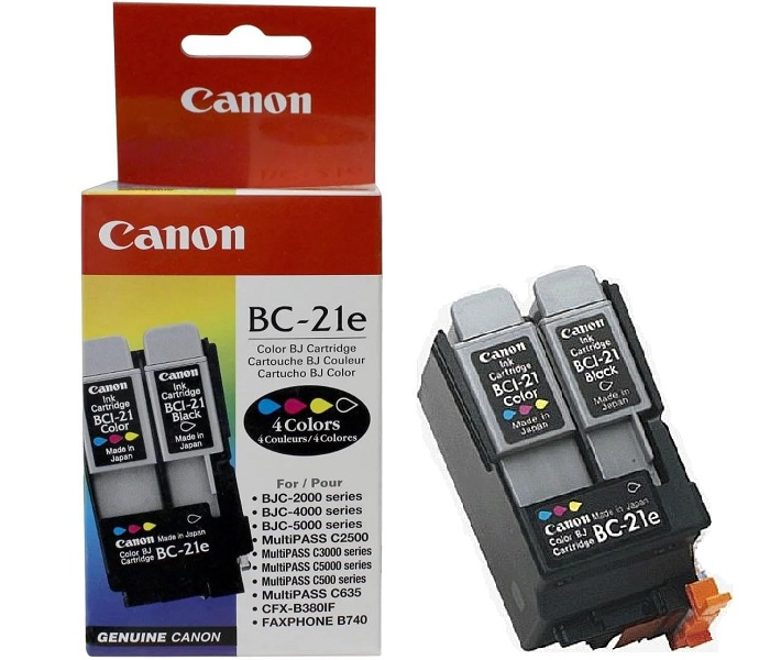 CANON BC-21e (BJC-2000/2100/BJC-4000/BJC-4100/BJC-4200/BJC-4300/4400/BJC-4550/BJC-5000/C2500/C3000)