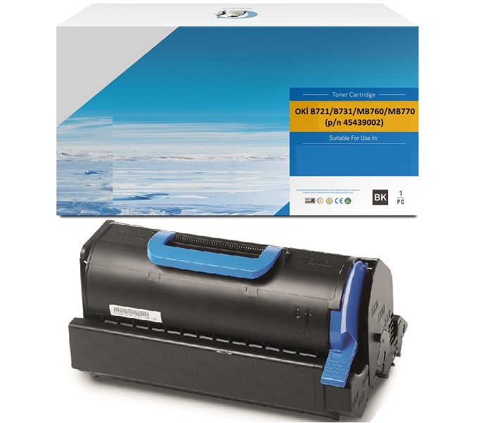 Oki B721/B731/MB760/MB770 (p/n 45439002)-(Black) 