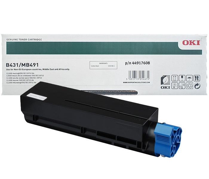 OKİ B431/MB491 (p/n 44917608) (Black) 