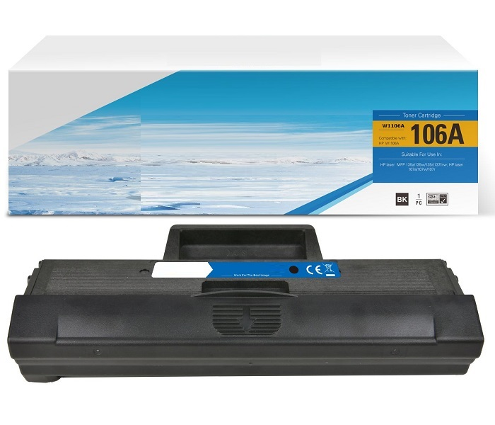 HP W1106A-106A (107A-107R-107W-MFP 135A-MFP 135R-MFP 135W-MFP 137FNW)-(Black)