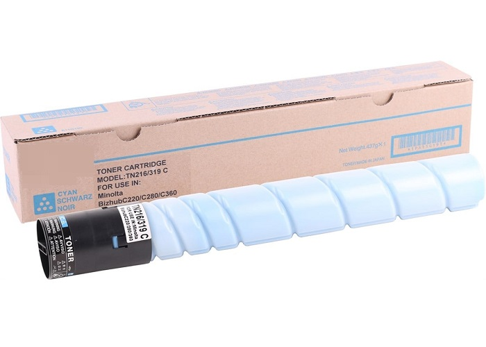 Konica Minolta TN-216C/TN-319C (Bizhub C220-C280-C360) (Cyan)