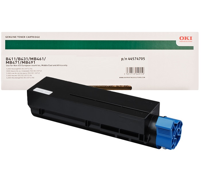 Oki B411/B431/MB461/MB471/MB491 (p/n 44574705) (Black)
