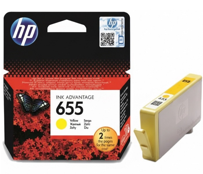 HP 655-CZ112AE (Deskjet 3520-3525-4610-4615-4625-5520-5525-6520-6525) (Yellow)